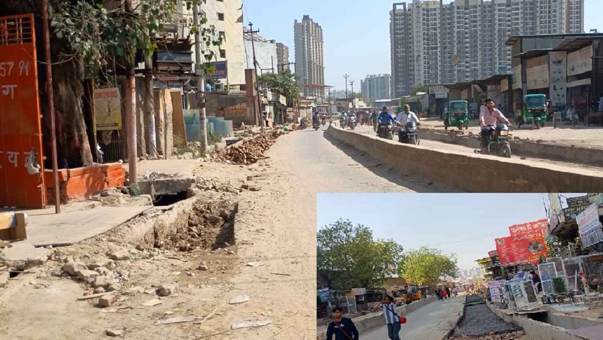 शाहबेरी मार्ग चौड़ीकरण को लेकर बड़ी अपडेट, कछुआ गति से चल रहा काम, तय समय पर नहीं होगा पूरा