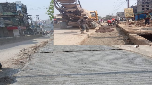 shahberi road work