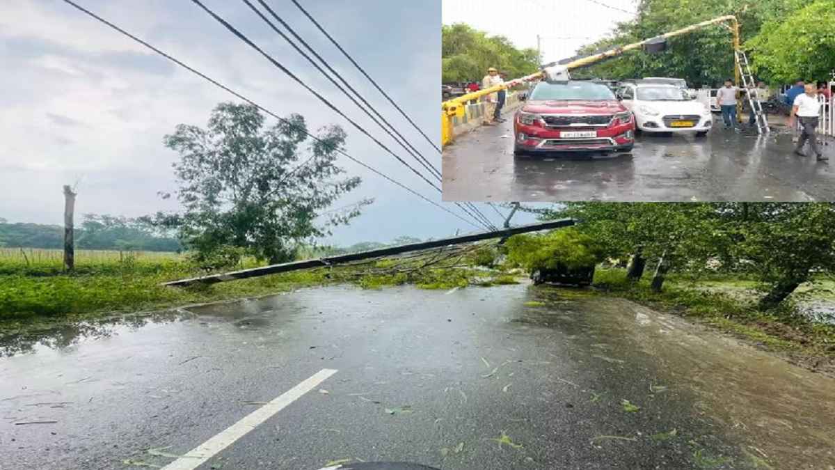 Noida News, Thunderstorm Rain, Greater Noida News, नोएडा खबर, ग्रेटर नोएडा खबर, आंधी और बारिश