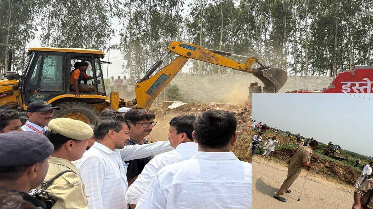 Yamuna Authority, bulldozer action, Greater Noida News, यमुना अथॉरिटी, ग्रेटर नोएडा न्यूज