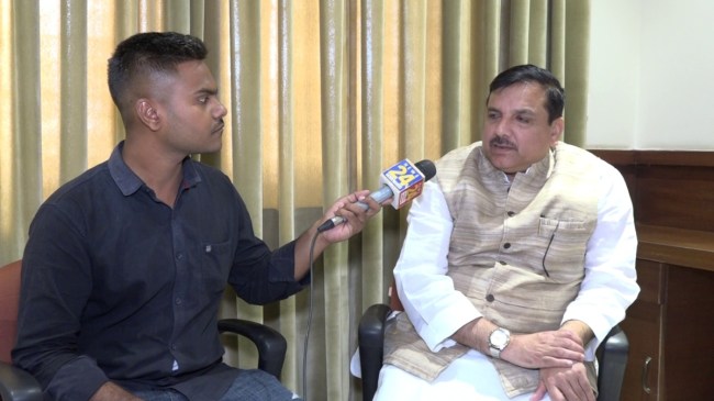 AAP Leader Sanjay Singh