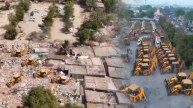 Ahmedabad Chandola Lake Bulldozer Action