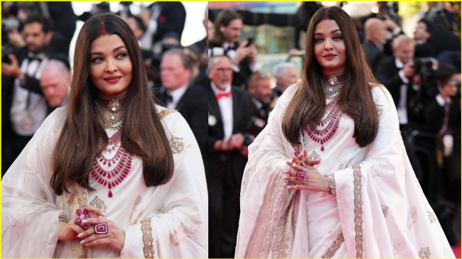 aishwarya rai bachchan cannes look viral users reaction operation sindoor divorce rumors end