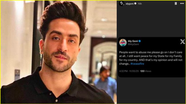 aly goni slams trollers after his post viral on pakistan ceasefire violation