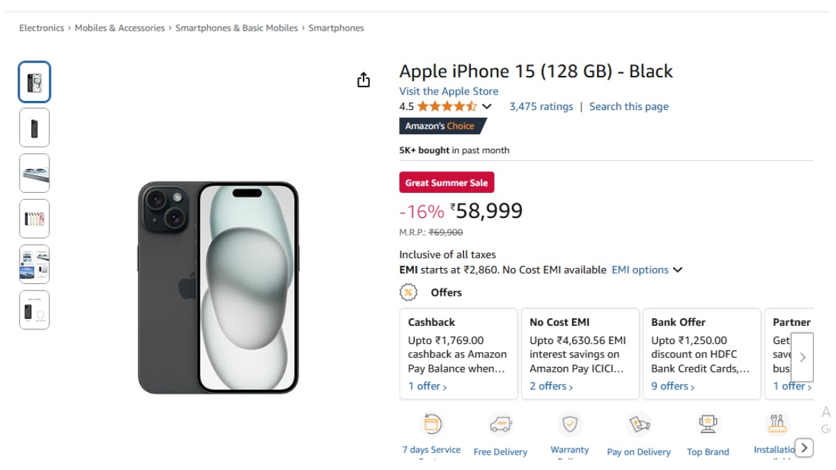 Amazon Great Summer Sale