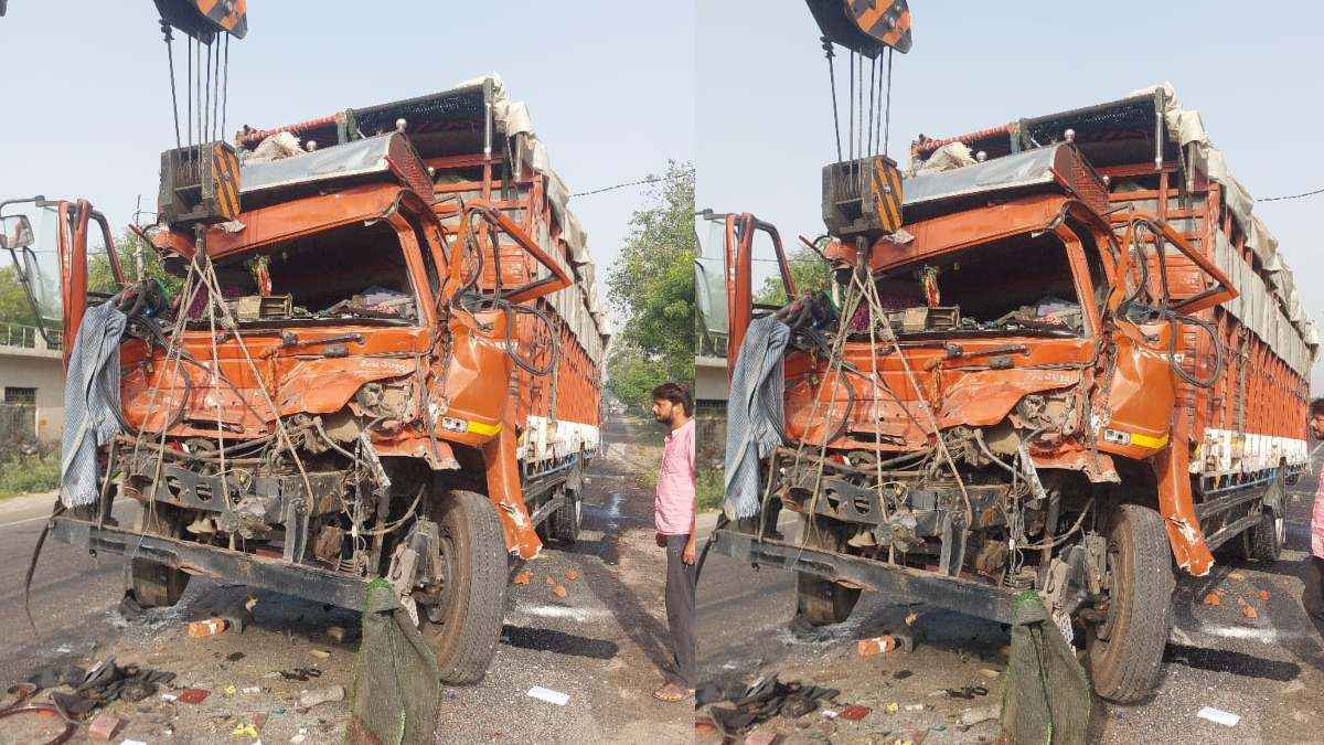 बुलंदशहर में दर्दनाक सड़क हादसा, ट्रक और डीसीएम में भिड़ंत, 3 की मौत, 22 घायल