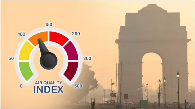 BJP vs AAP pollution Delhi