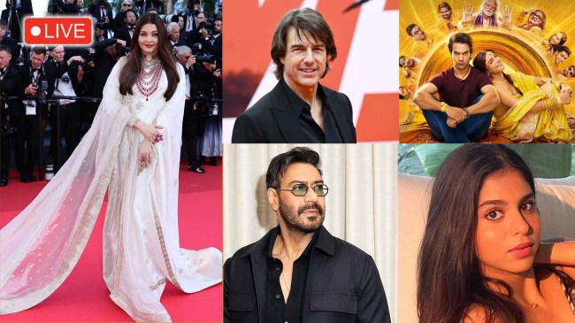 entertainment Bollywood news live updates cannes film festival 2025 aishwarya rai bachchan suhana khan king bhool chuk maaf