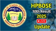HPBOSE 10th Result 2025 LIVE Update
