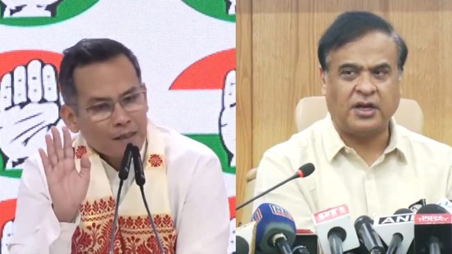Himanta Biswa Sarma and Gaurav Gogoi