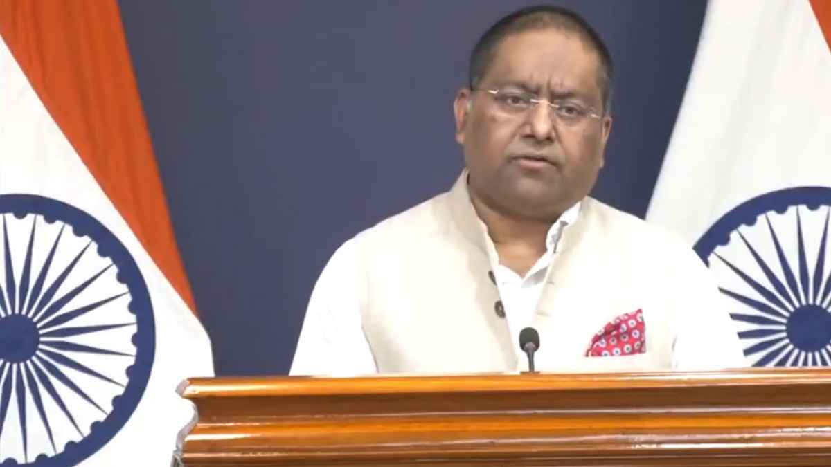 MEA spokesperson Randhir Jaiswal