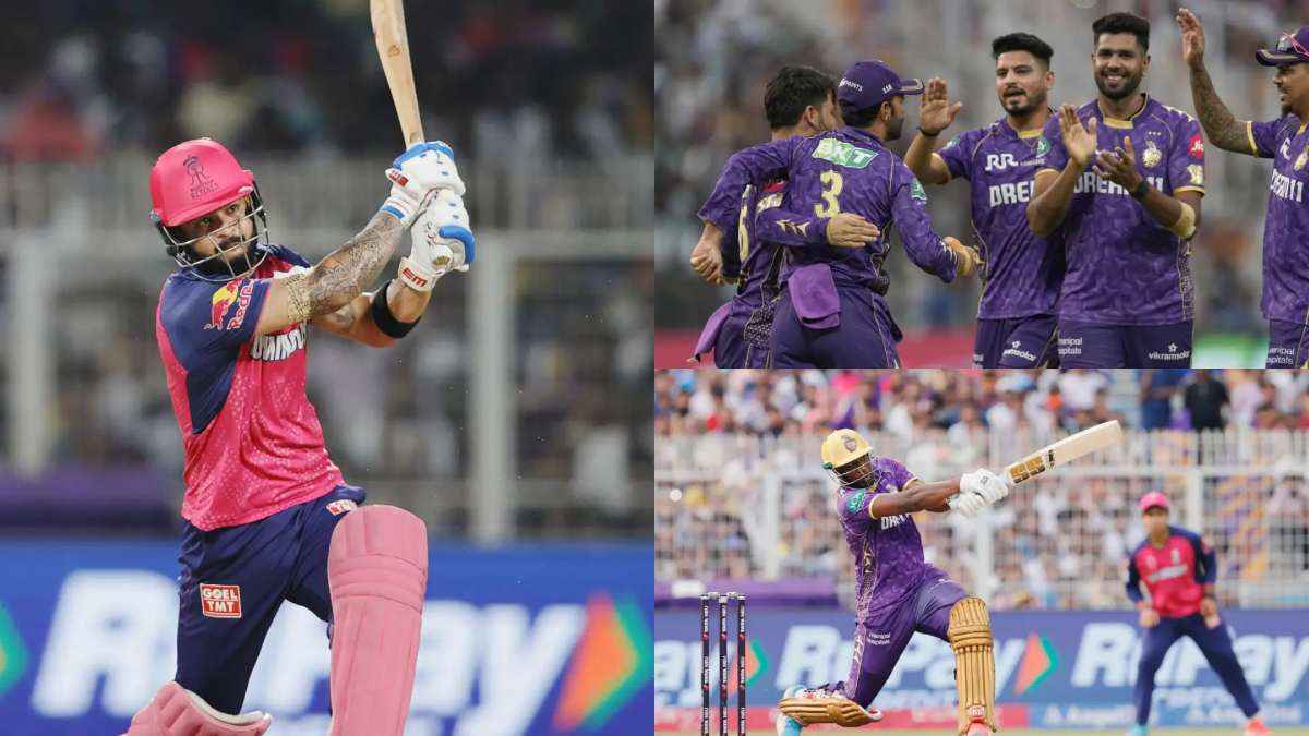 KKR vs RR: 6 गेंदों में 6 छक्के, रियान पराग की तूफानी पारी गई बेकार, केकेआर ने राजस्थान को 1 रन से हराया