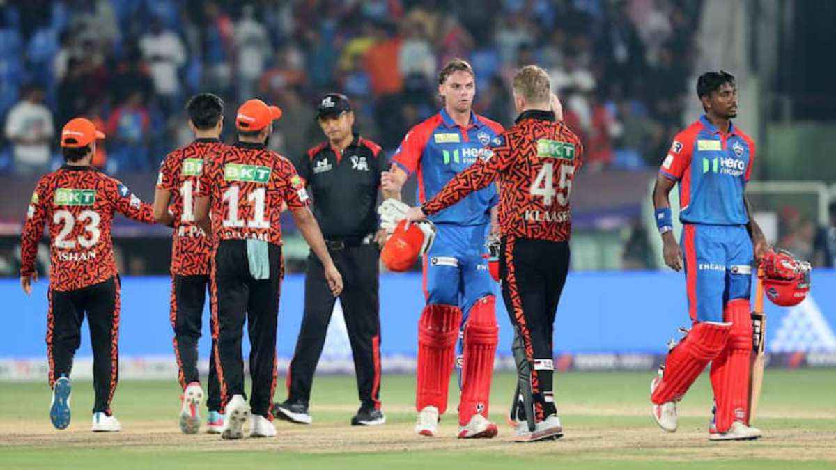 SRH vs DC मैच हुआ रद्द, हैदराबाद प्लेऑफ की रेस से हुई बाहर, Points Table 2025 में हुआ बड़ा उलटफेर