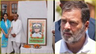Congress MP Rahul Gandhi Meet Indian Navy Lieutenant Vinay Narwal family