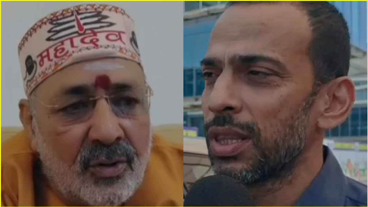 Bihar's Union Minister Giriraj Singh and Congress incharge Krishna Allavaru