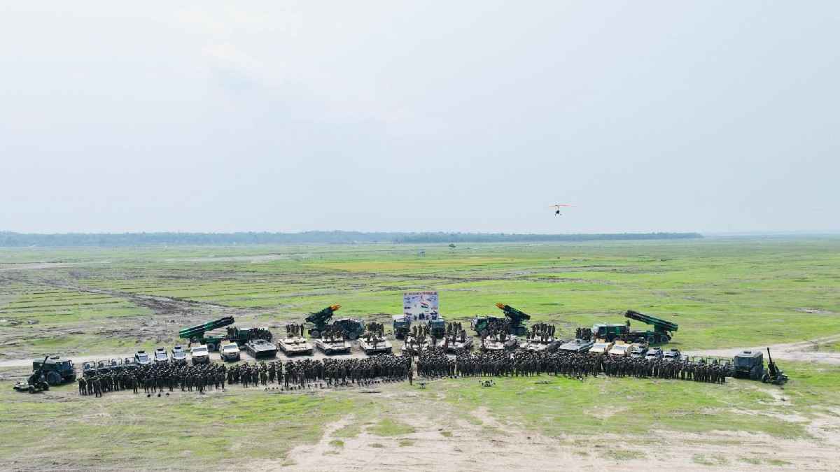 Indian Army Teesta Prahar Military Drill
