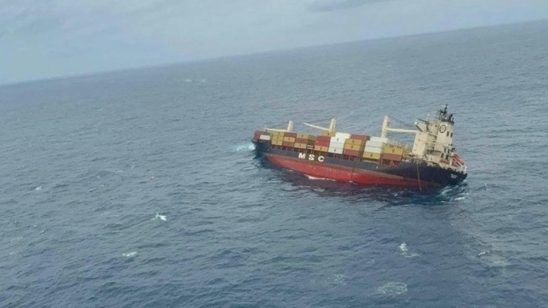 Liberia-flagged container vessel, MSC ELSA 3