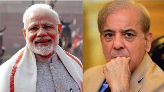 narendra Modi-Shehbaz sharif