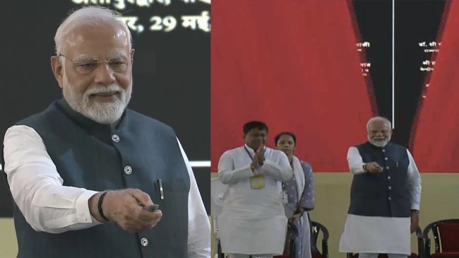 प्रधानमंत्री नरेंद्र मोदी पश्चिम बंगाल के दौरे में