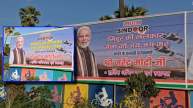 PM Modi Bihar visit Poster war