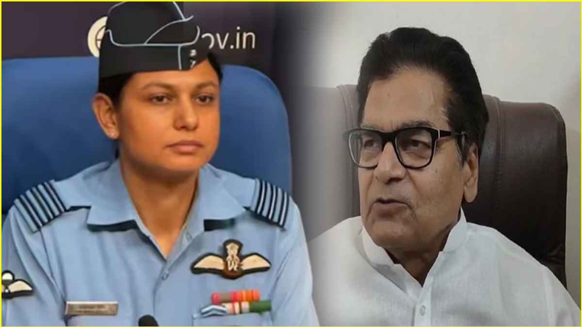 अखिलेश यादव के चाचा के बिगड़े बोल, विंग कमांडर व्योमिका सिंह पर की जातिसूचक टिप्पणी