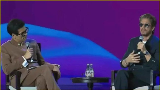 Waves Summit 2025: рд╢рд╛рд╣рд░реБрдЦ рдЦрд╛рди рдХреЗ рдЬрд╡рд╛рдм рд╕реЗ рд╣реИрд░рд╛рди рд░рд╣ рдЧрдП рдХрд░рдг рдЬреМрд╣рд░, рдЗрд╡реЗрдВрдЯ рд╕реБрдкрд░рд╣рд┐рдЯ Waves Summit 2025 Shah Rukh Khan Karan Johar