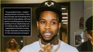 famous rapper tory lanez stabbed 14 times in california jail post viral