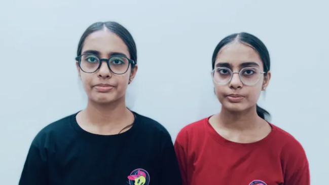 Twin Sisters Score Same Marks in Rajasthan Board