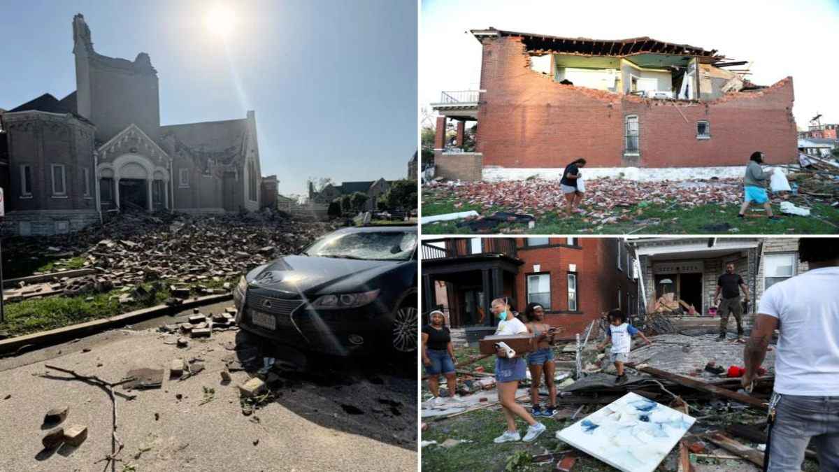 अमेरिका में तूफान का कहर, घरों की दीवार-छत उड़ी, दो राज्यों में 20 लोगों की मौत