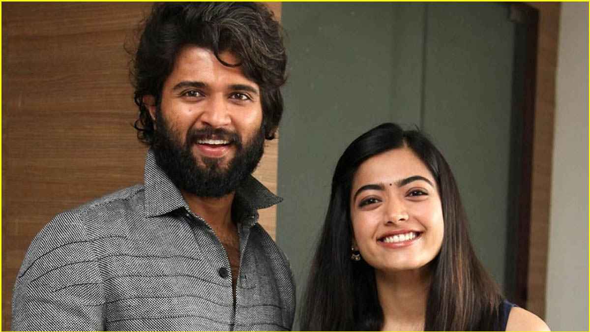 Vijay Deverakonda with Rashmika Mandanna