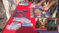 Weapons recovered in BSF operation
