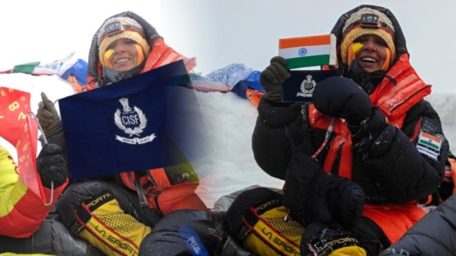 first CISF woman mountaineer