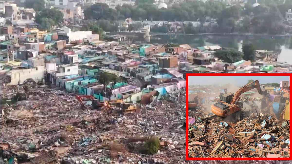gujarat chandola lake bulldozer action