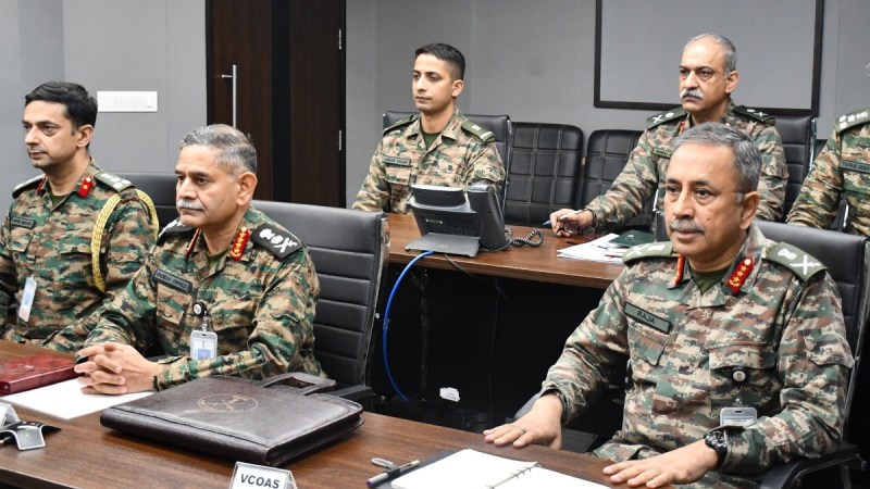 reviewed the security situation with the Army Commanders
