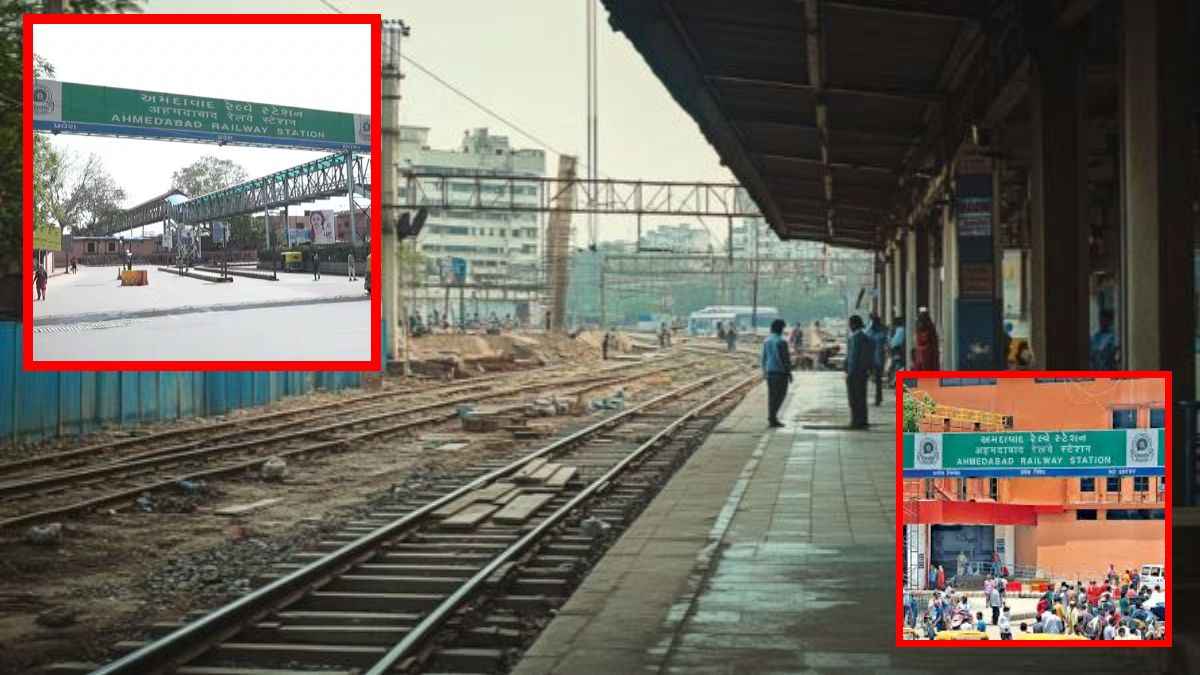 road construction near kalupur station