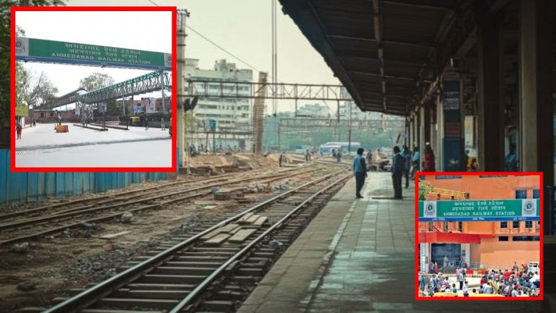 road construction near kalupur station
