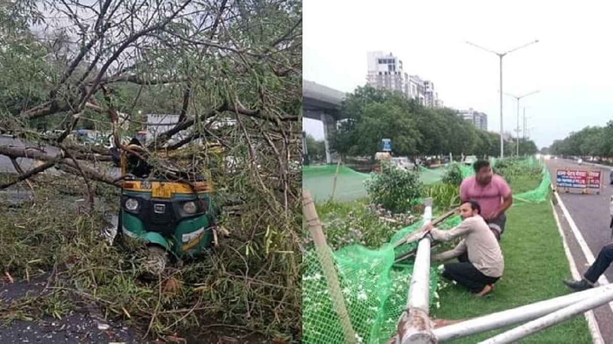 नोएडा न्यूज, ग्रेटर नोएडा न्यूज, आंधी-तूफान, बारिश, Noida News, Greater Noida News, Storm wreaked havoc, Rain, latest News, ताजा खबर