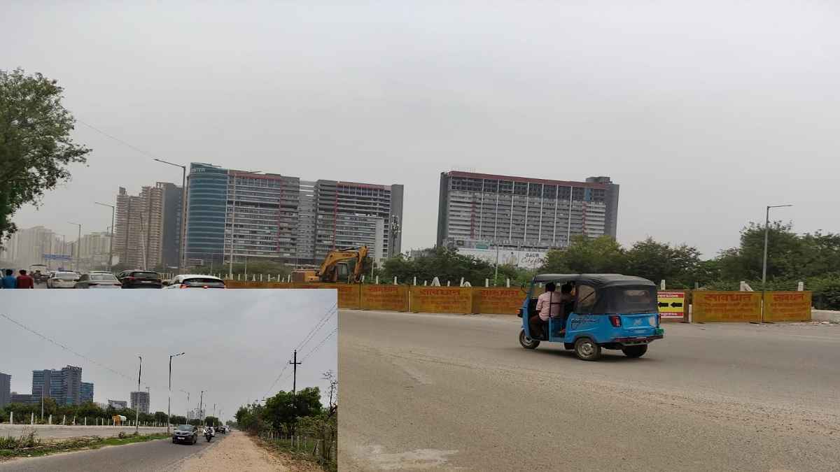 ग्रेटर नोएडा वेस्ट में गौर सिटी अंडरपास को लेकर बड़ा अपडेट, मेन रोड को किया बंद, अब इस सड़क का करें इस्तेमाल