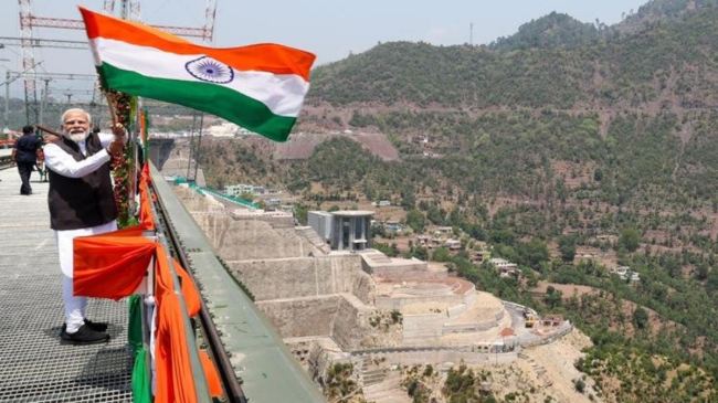 Chenab Bridge PM Modi
