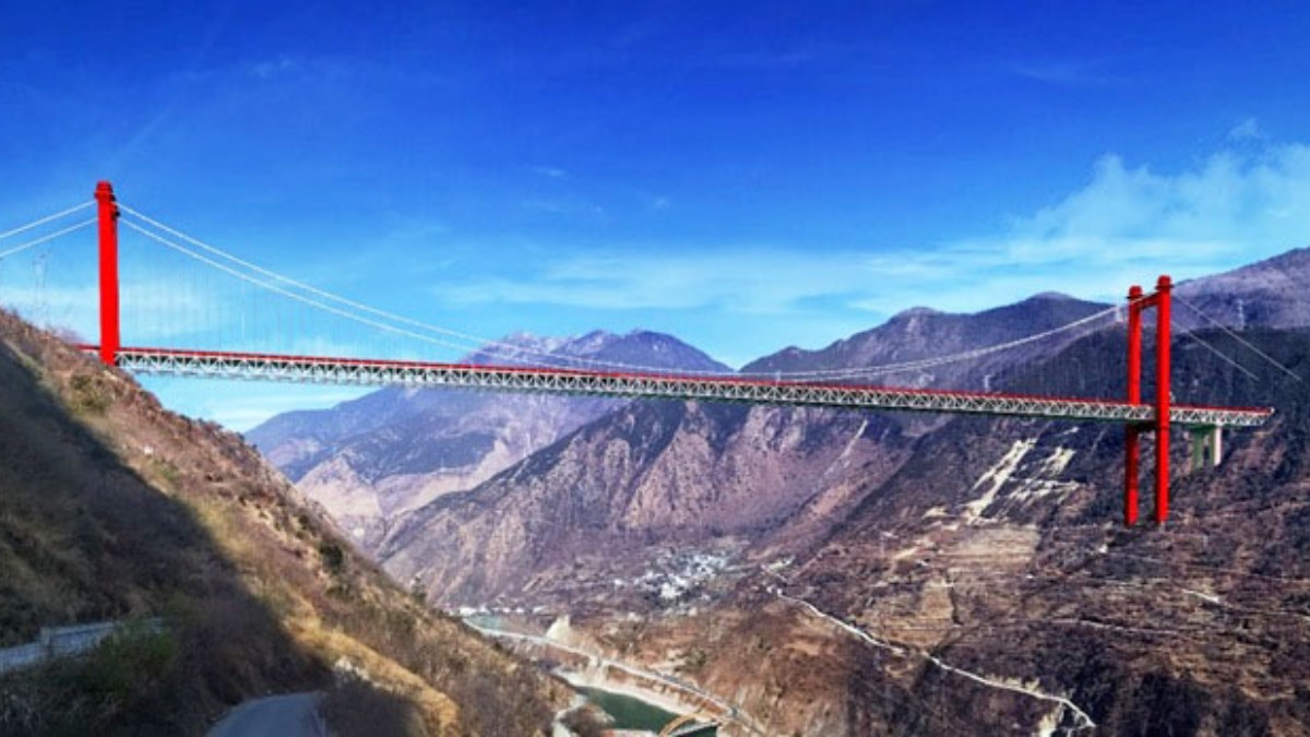 Daduhe Railway Bridge Chuanzang