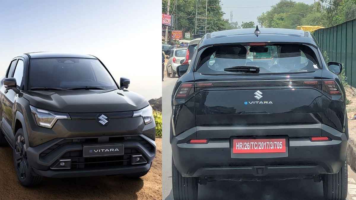 7 एयरबैग्स, 500km की रेंज, लॉन्च से पहले ब्लैक कलर में दिखी मारुति ई विटारा, जल्द होगी लॉन्च