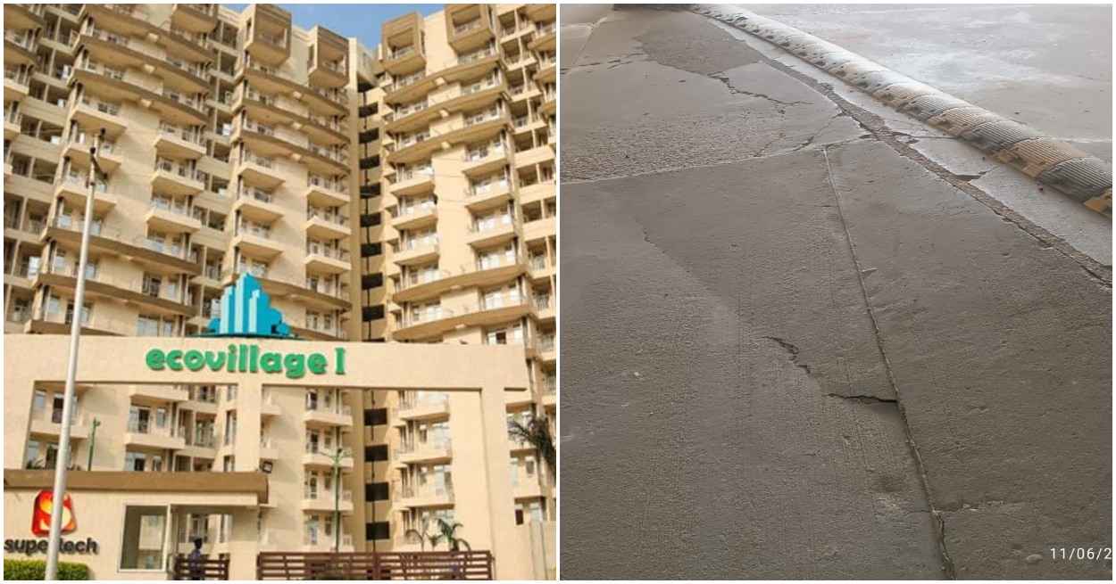 ग्रेटर नोएडा वेस्ट की इस सोसायटी में अचानक होने लगा कंपन, बैन करनी पड़ी वाहनों की एंट्री