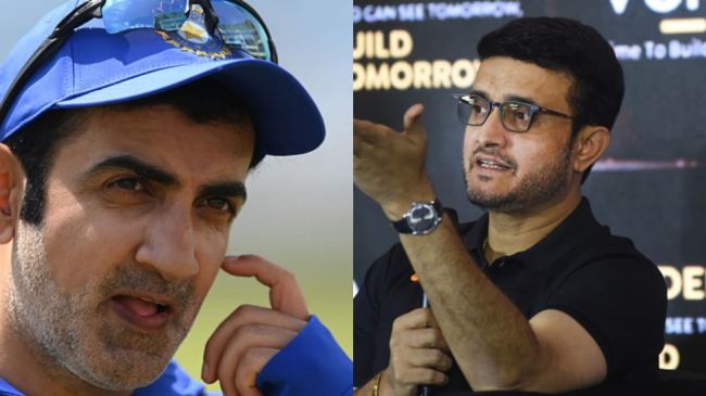 Gautam Gambhir and Sourav Ganguly