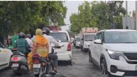 Greater Noida News, Greater Noida Rain, Traffic