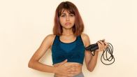 Hair On Girl Stomach
