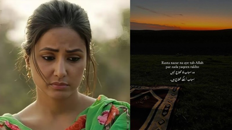 Hina Khan Post
