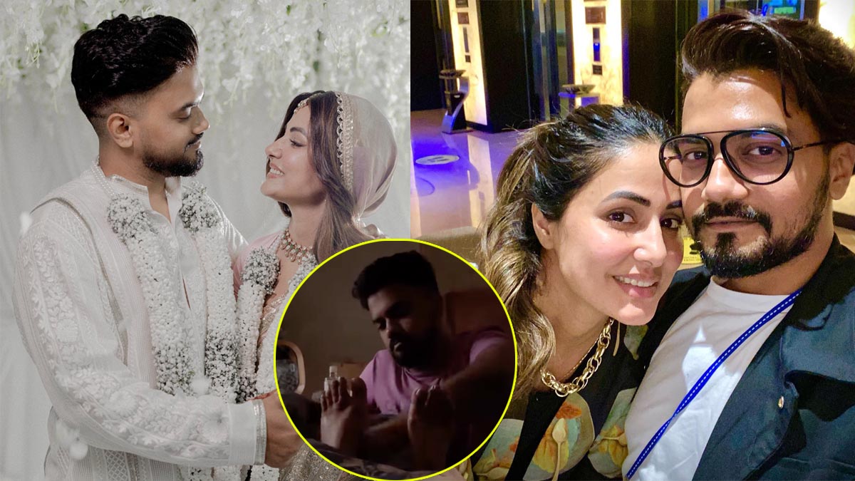 Hina Khan को मिली जिस्म की तलकीफ, वीडियो में पत्नी की ढाल बनकर सेवा करते दिखे Rocky Jaiswal