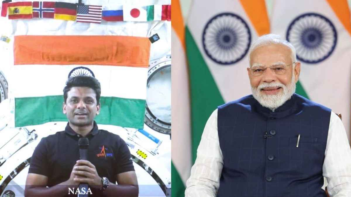 'अंतरिक्ष से भव्य दिखता है भारत', पीएम मोदी से बातचीत में बोले शुभांशु शुक्ला