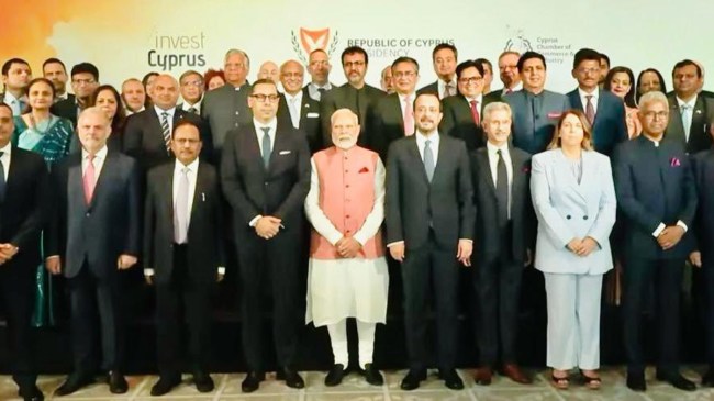 PM Modi Cyprus Visit