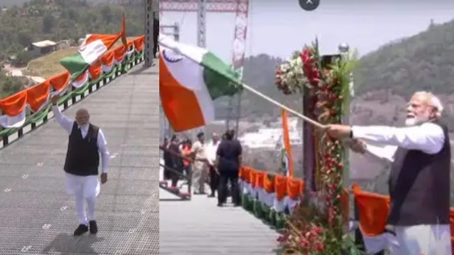 PM Modi Chenab Bridge Inauguration